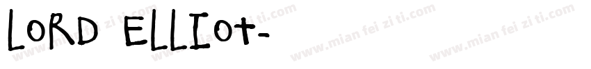 Lord Elliot字体转换
